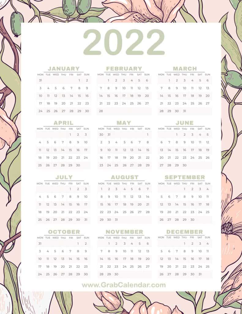 2023 Calendar - Grab Calendar