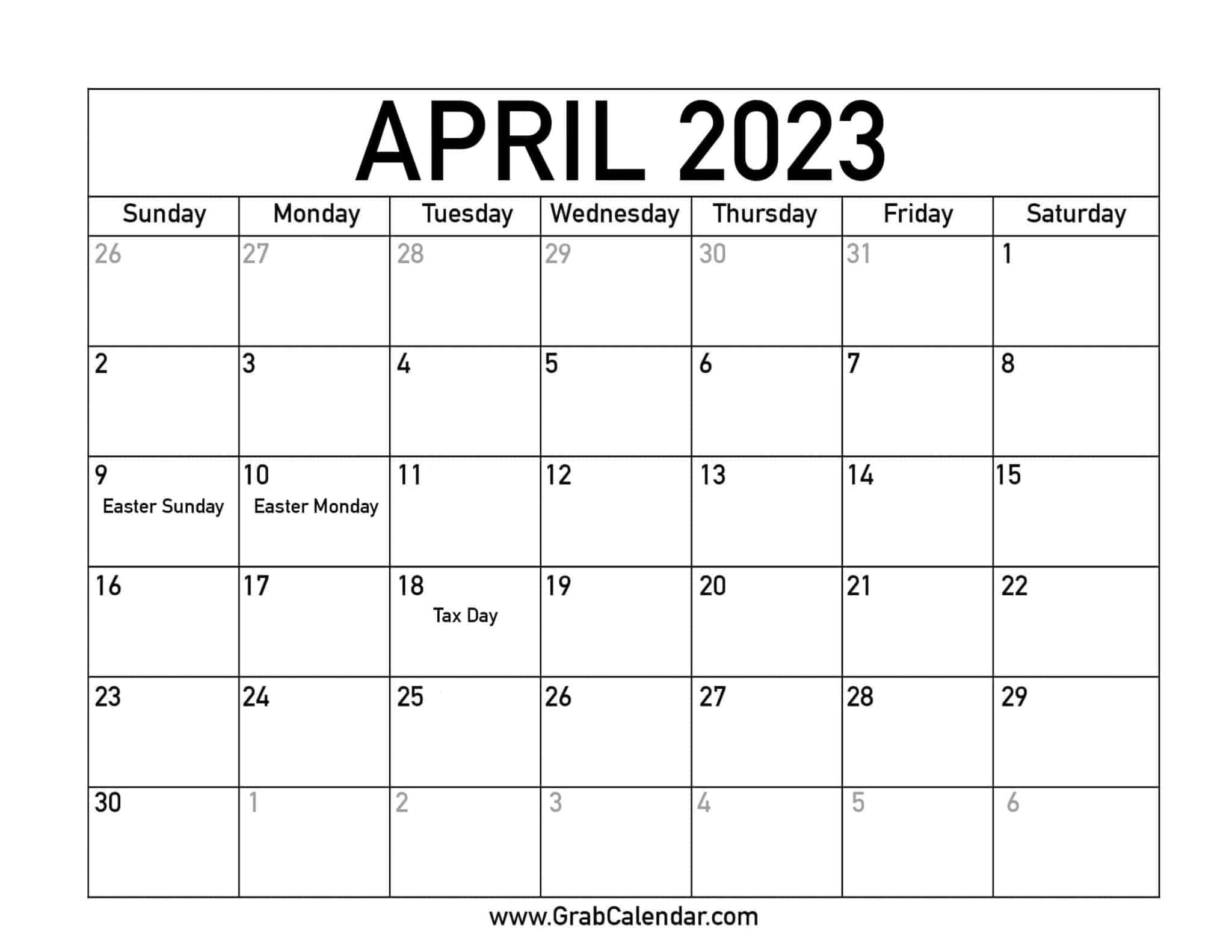 April 2024 Calendar With Holidays Reason Calendar 2024
