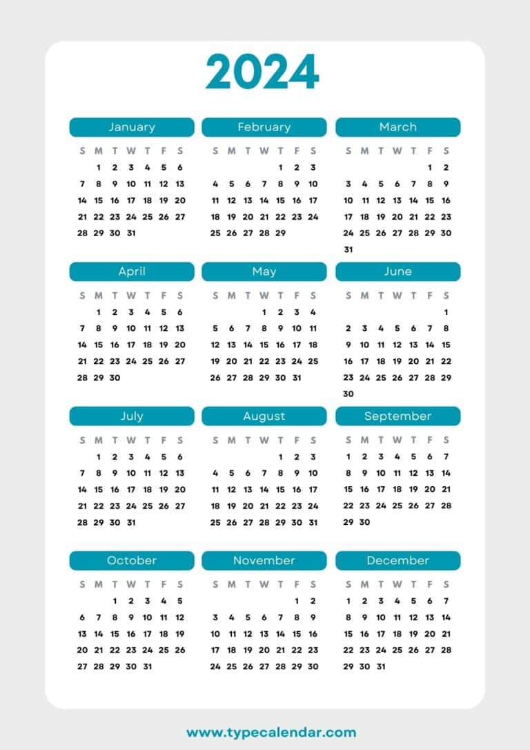 2024 Calendar Grab Calendar
