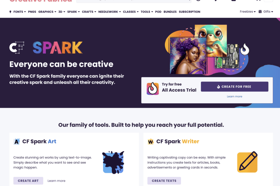 CF Spark: AI tools to unleash your creativity