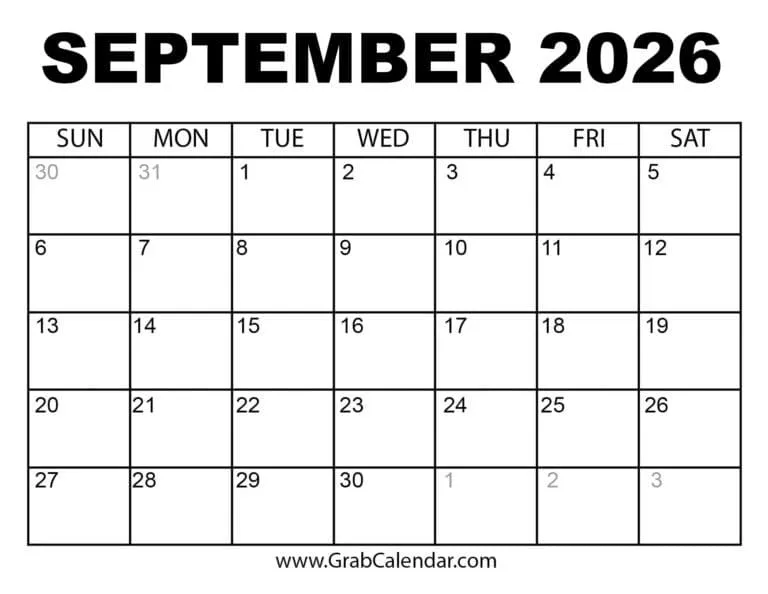 Standard Calendar